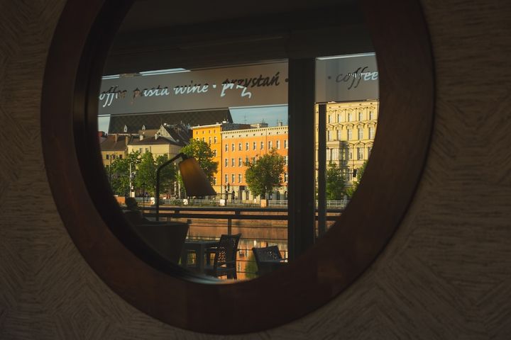 View of the Oder and Wrocław from the Przystań & Marina terrace, photo 07