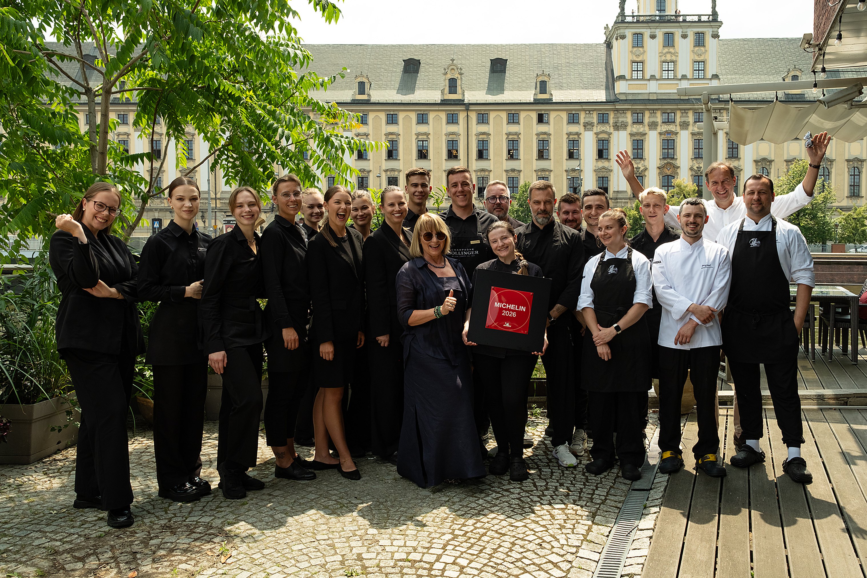 The Przystań & Marina team with its MICHELIN Guide distinction